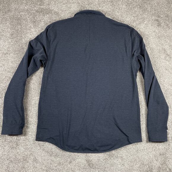 Lululemon Dress Shirt Mens Large Snap Stretch Performance Pockets Button Up - Picture 7 of 13